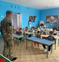 Встреча с участником СВО Встреча с участником СВО.